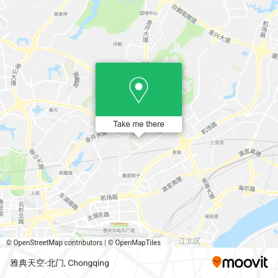 雅典天空-北门 map