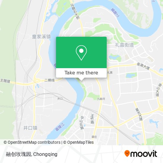 融创玫瑰园 map