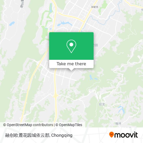 融创欧麓花园城依云郡 map