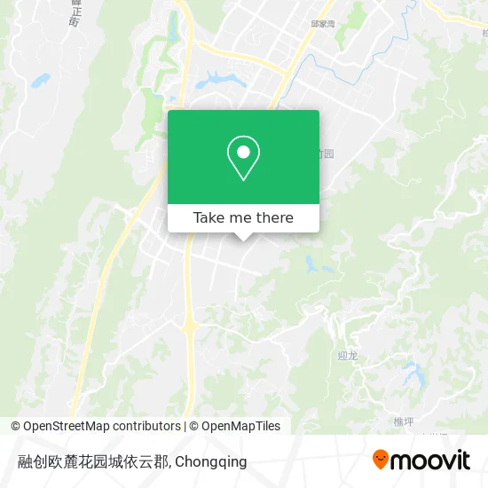 融创欧麓花园城依云郡 map