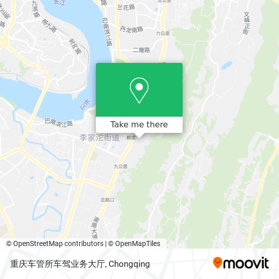 重庆车管所车驾业务大厅 map