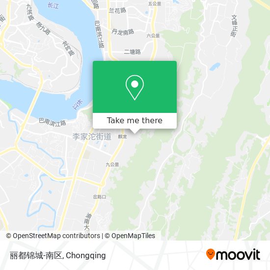 丽都锦城-南区 map