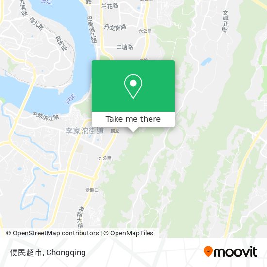 便民超市 map