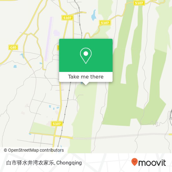 白市驿水井湾农家乐 map