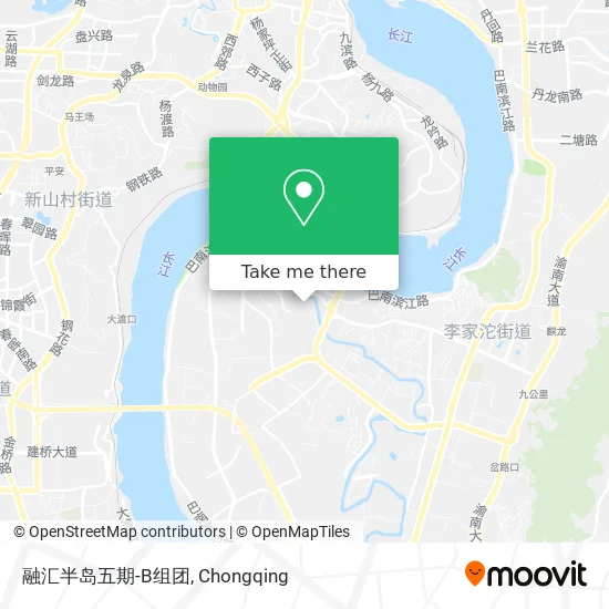 融汇半岛五期-B组团 map