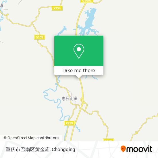 重庆市巴南区黄金庙 map