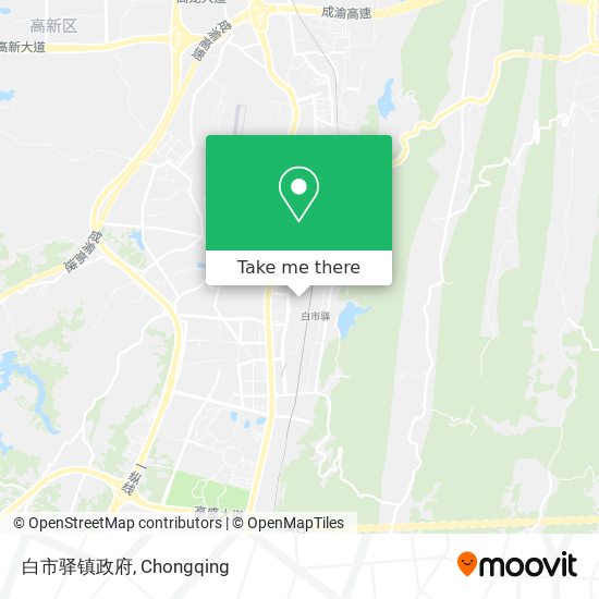 白市驿镇政府 map
