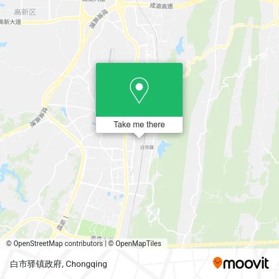 白市驿镇政府 map
