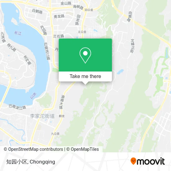 知园小区 map