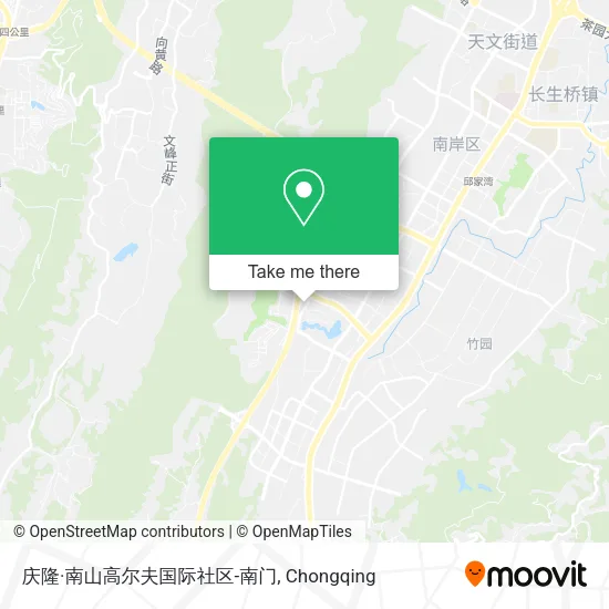 庆隆·南山高尔夫国际社区-南门 map