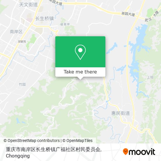 重庆市南岸区长生桥镇广福社区村民委员会 map