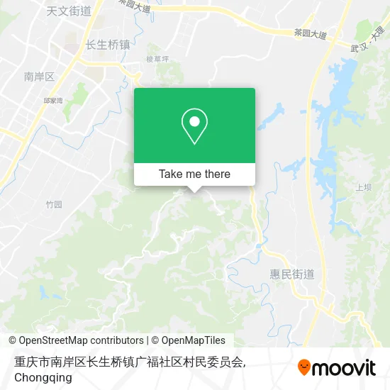 重庆市南岸区长生桥镇广福社区村民委员会 map