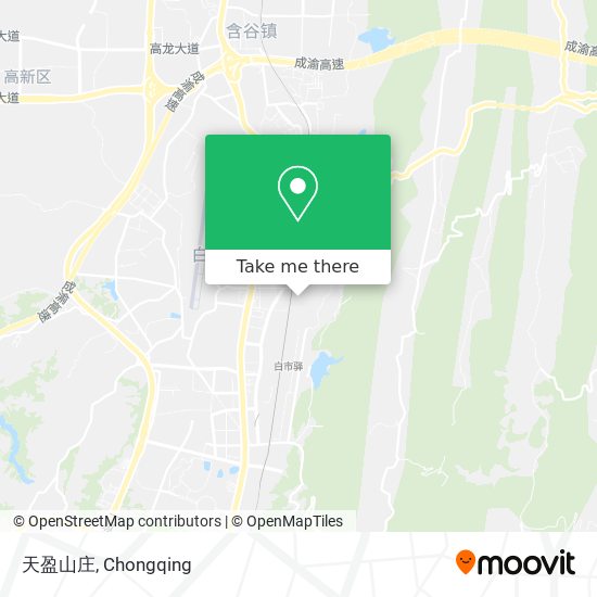 天盈山庄 map