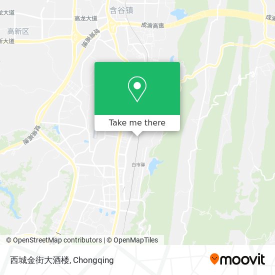 西城金街大酒楼 map