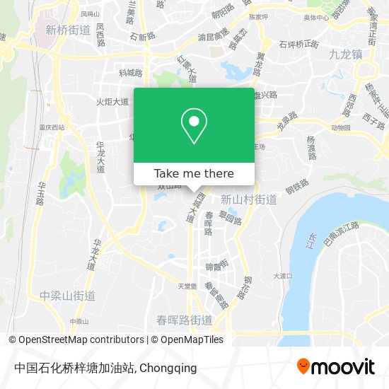 中国石化桥梓塘加油站 map