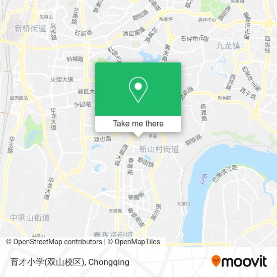 育才小学(双山校区) map
