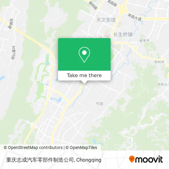 重庆志成汽车零部件制造公司 map
