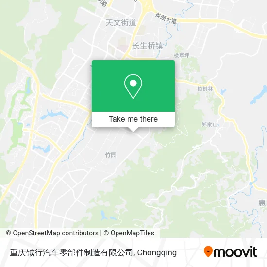 重庆钺行汽车零部件制造有限公司 map