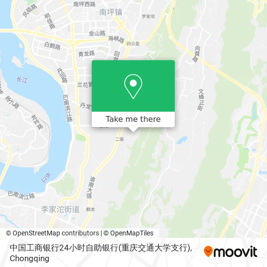 中国工商银行24小时自助银行(重庆交通大学支行) map
