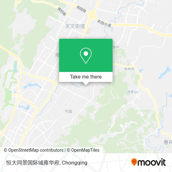 恒大同景国际城雍华府 map