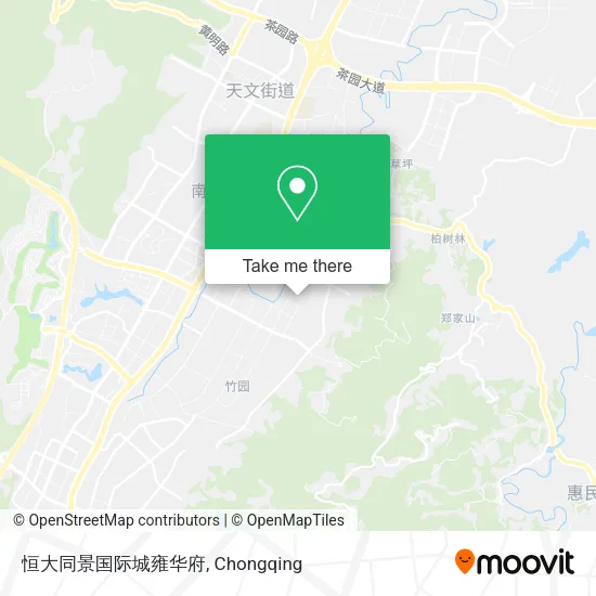 恒大同景国际城雍华府 map