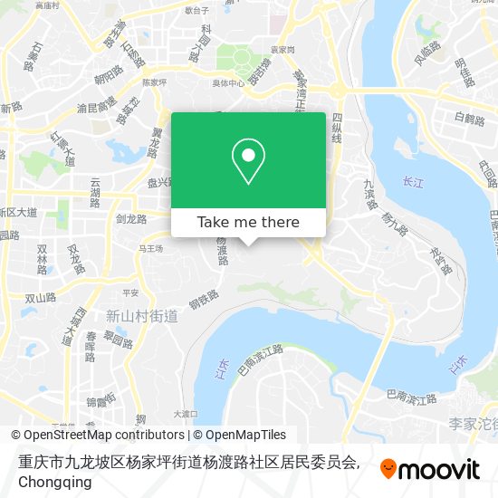 重庆市九龙坡区杨家坪街道杨渡路社区居民委员会 map