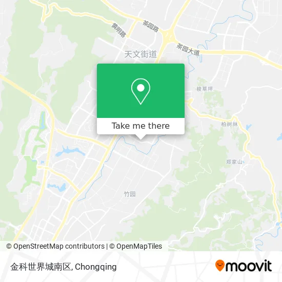 金科世界城南区 map