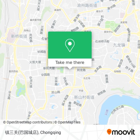 镇三关(巴国城店) map