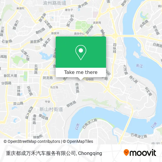 重庆都成万禾汽车服务有限公司 map