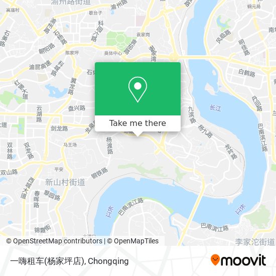 一嗨租车(杨家坪店) map