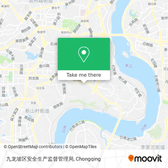 九龙坡区安全生产监督管理局 map