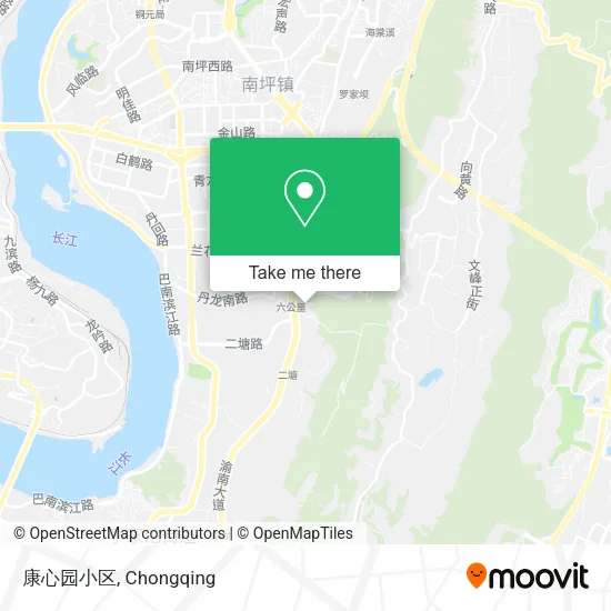 康心园小区 map