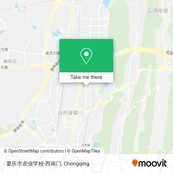 重庆市农业学校-西南门 map