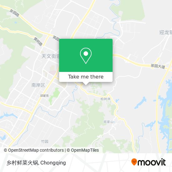 乡村鲜菜火锅 map
