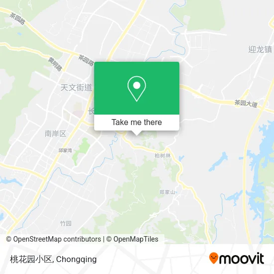 桃花园小区 map