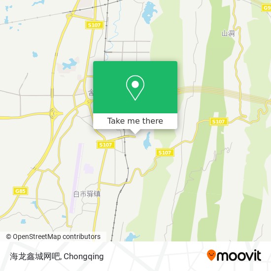 海龙鑫城网吧 map