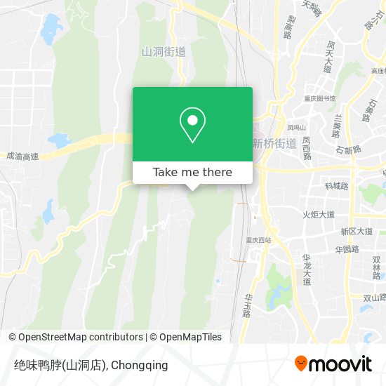 绝味鸭脖(山洞店) map