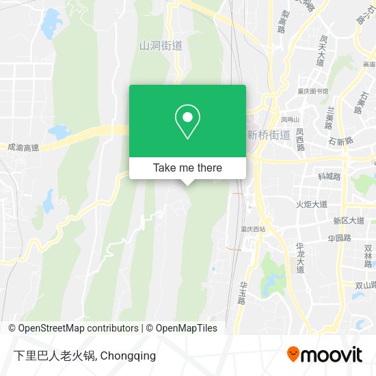下里巴人老火锅 map