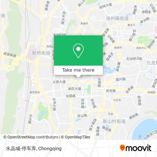 水晶城-停车库 map