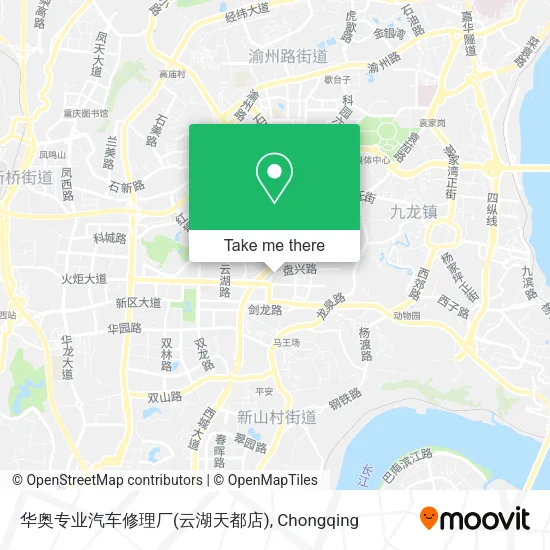 华奥专业汽车修理厂(云湖天都店) map