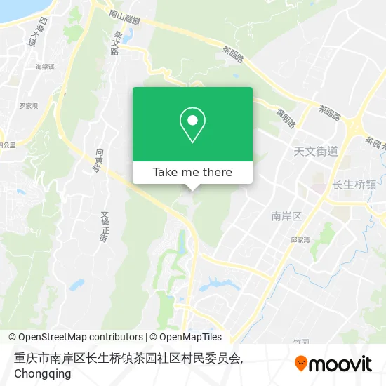 重庆市南岸区长生桥镇茶园社区村民委员会 map
