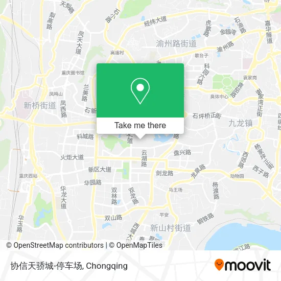 协信天骄城-停车场 map