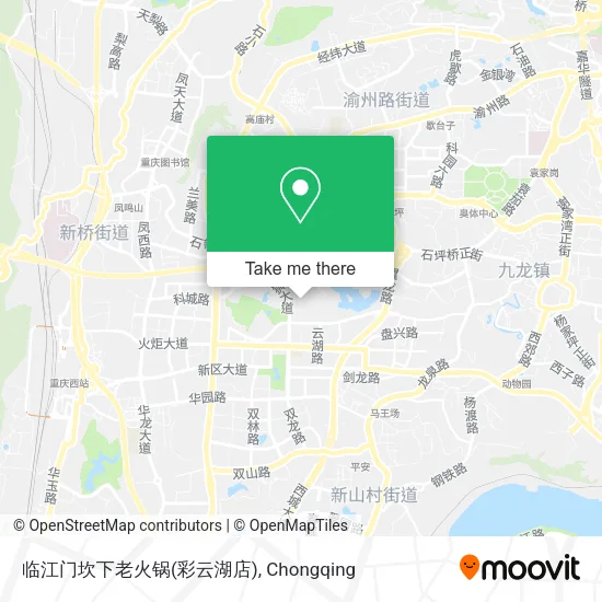 临江门坎下老火锅(彩云湖店) map