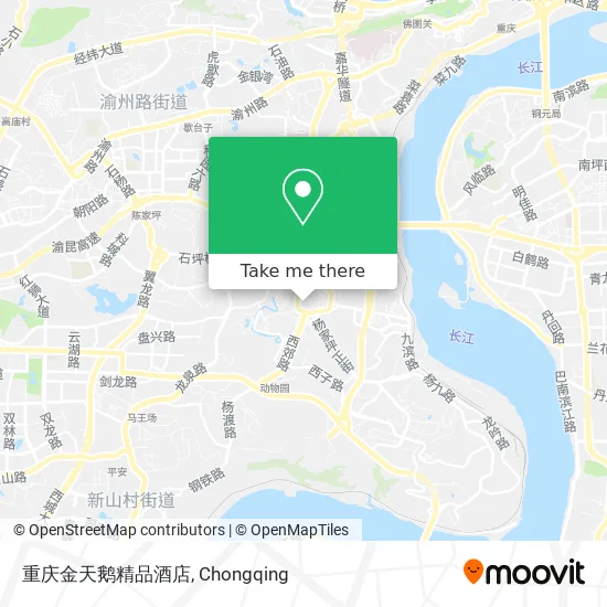 重庆金天鹅精品酒店 map