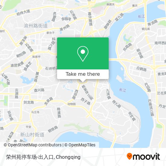 荣州苑停车场-出入口 map
