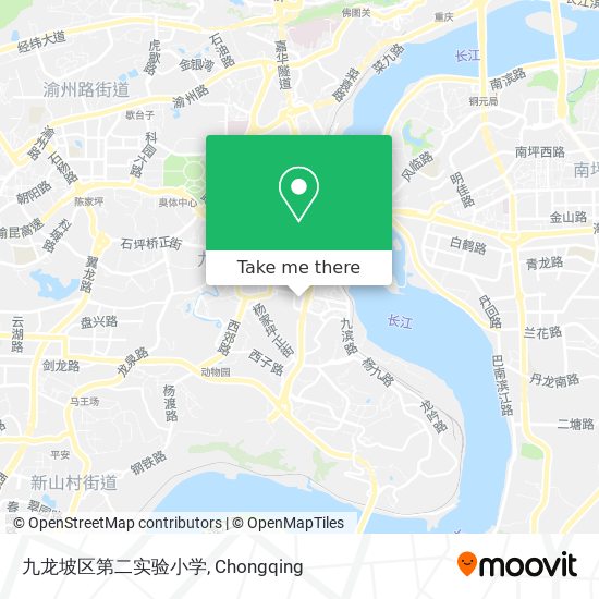 九龙坡区第二实验小学 map