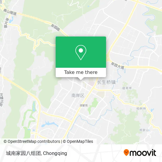 城南家园八组团 map