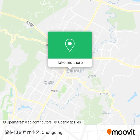 渝信阳光居住小区 map