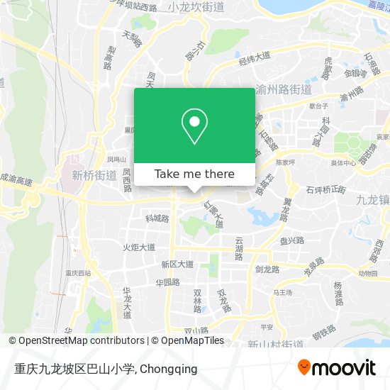重庆九龙坡区巴山小学 map