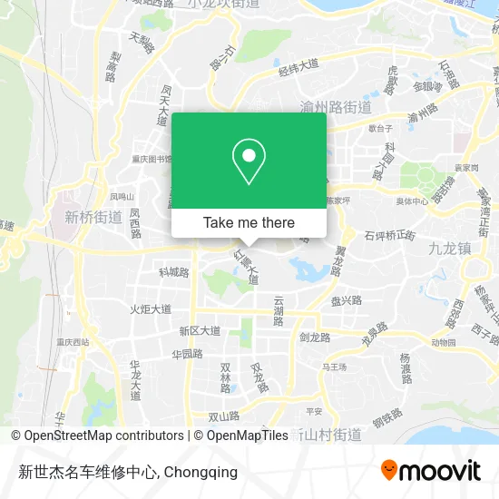 新世杰名车维修中心 map